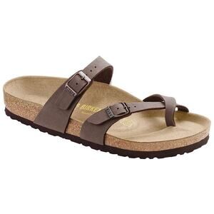 Birkenstock Women's Mayari Style Sandal Mocha Colored Size 8-8.5 Cork Sole